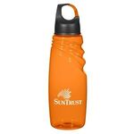 24 Oz. Crest Carabiner Sports Bottle - Orange