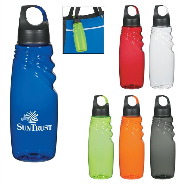 Main Product Image for 24 Oz Crest Carabiner Sports Bottle