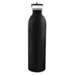 24 Oz. Full Color Stainless Steel Newcastle Bottle - Black