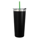 24 Oz. Full Laser Colma Basics Tumbler - Lime Straw