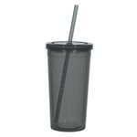 24 Oz. Newport Acrylic Tumbler With Straw -  