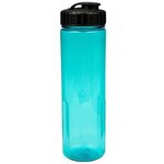 24 oz. Prestige Bottle with Flip Top Lid - Translucent Aqua