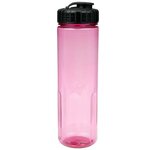 24 oz. Prestige Bottle with Flip Top Lid - Translucent Pink
