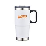 24 Oz. S/S Travel Mug with Stainless Steel Bottom -  