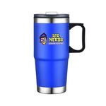 24 Oz. S/S Travel Mug with Stainless Steel Bottom -  