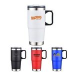 24 Oz. S/S Travel Mug with Stainless Steel Bottom -  