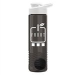 24 oz. Shaker Bottle - Drink-Thru Lid - Transparent Smoke