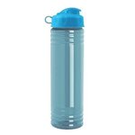 24 oz. Slim Fit UpCycle RPET Bottle with Flip Lid - Glacier Blue