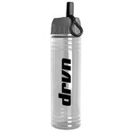 24 oz. Slim Fit Water Bottle with Ring Straw Lid -  