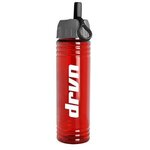 24 oz. Slim Fit Water Bottle with Ring Straw Lid -  