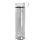 24 oz. Slim Fit Water Bottle with Tethered Lid - Clear