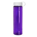 24 oz. Slim Fit Water Bottle with Tethered Lid - Transparent Violet
