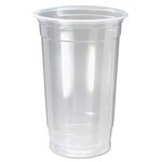 24 oz. Soft Sided Clear Plastic Cup - Clear