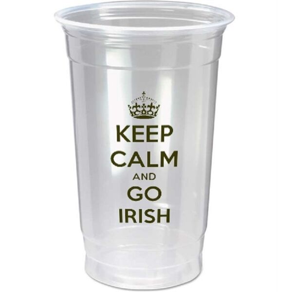 Main Product Image for 24 Oz Soft Sided Clear Plastic Cup
