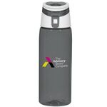 24 Oz. Tritan™ Flip-Top Sports Bottle - Translucent Charcoal