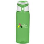 24 Oz. Tritan™ Flip-Top Sports Bottle - Translucent Green