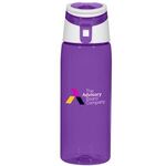 24 Oz. Tritan™ Flip-Top Sports Bottle - Translucent Purple