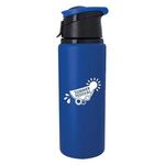 24 Oz. Velvet Touch Aluminum Bottle - Blue