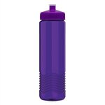 24 oz. Wave Bottle with Push Pull Lid - Transparent Violet