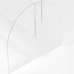 24" x 24" Protective Acrylic Counter Barrier Blank -  