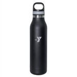24oz Black SS Sports Water Bottle -  