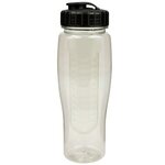 24oz Translucent Contour Bottle with Flip Top Lid & Infuser - Clear