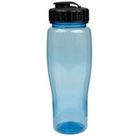 24oz Translucent Contour Bottle with Flip Top Lid