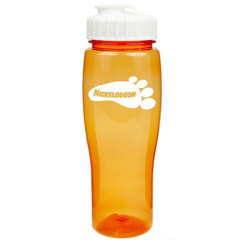 Main Product Image for 24Oz Translucent Contour Bottle With Flip Top Lid