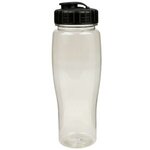 24oz Translucent Contour Bottle with Flip Top Lid