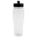 24oz Translucent Contour Bottle with Push Pull Lid