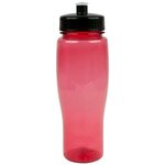 24oz Translucent Contour Bottle with Push Pull Lid