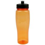 24oz Translucent Contour Bottle with Push Pull Lid