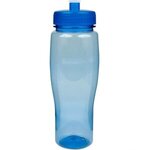 24oz Translucent Contour Bottle with Push Pull Lid