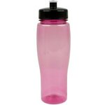 24oz Translucent Contour Bottle with Push Pull Lid