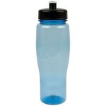 24oz Translucent Contour Bottle with Push Pull Lid