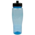 24oz Translucent Contour Bottle with Push Pull Lid