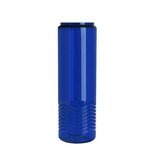 24oz Wave Bottle - Tethered Lid - Transparent Blue