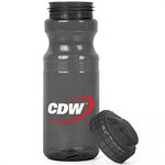 24oz. Eco PolyClear Bottle with Flip-Top Lid