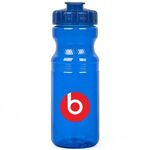 24oz. Eco PolyClear Bottle with Flip-Top Lid