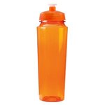 24oz. Polysure(TM) Measure Bottle - Translucent Orange