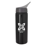 25 Oz. Tario Aluminum Bike Bottle - Black