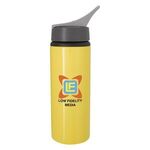 25 Oz. Tario Aluminum Bike Bottle - Yellow
