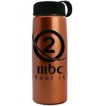 26 oz Metallic Tritan Bottle with Tethered lid -  