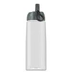 26 oz Tritan Flair Bottle with Ring Straw Lid - Clear