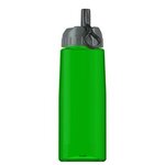 26 oz Tritan Flair Bottle with Ring Straw Lid - Green