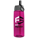 26 oz Tritan Flair Bottle with Ring Straw Lid -  