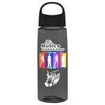 26 oz. Fair Bottle with Oval Crest Lid - Digital - T. Smoke