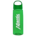 26 oz. Fair Bottle with Oval Crest Lid - Green