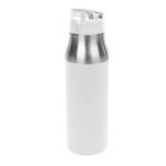 26 OZ. FULL LASER WILDER STAINLESS STEEL BOTTLE - Silver With White