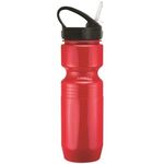 26 oz. Jogger Bottle with Sport Sip Lid & Straw - Red